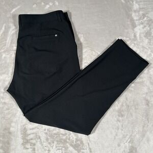 Travis Mathew Pants Mens 38 Black Right On Time Performance Stretch Golf Ripstop